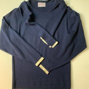 Vintage Petite Medium Sweater Attached Scarf